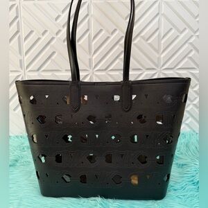 Michael Kors Eliza Large E/W Open Tote Bag-Black (298.00) NWT